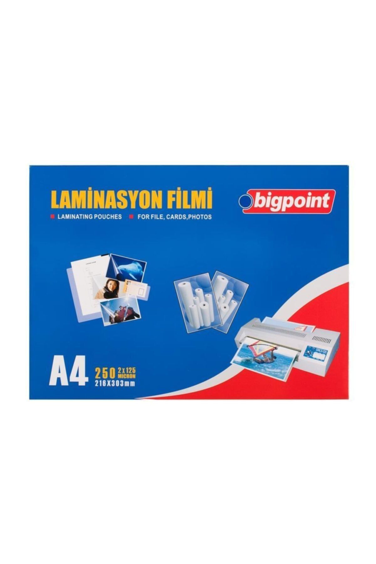 Bigpoint Lamınasyon Fılmı A4 125 Mıcron