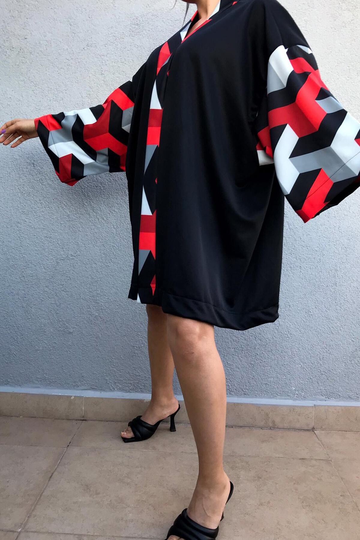 Yovasea Geometric Kimono