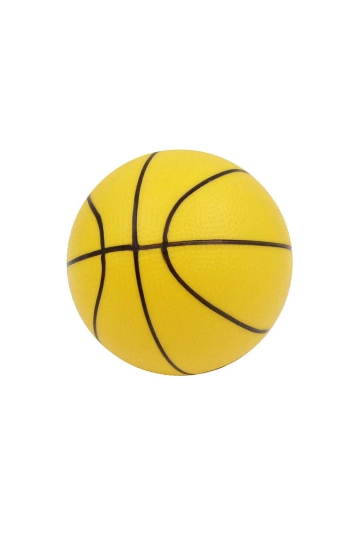 Öğretmen Kırtasiye Plastik Küçük Sarı Basketbol Topu