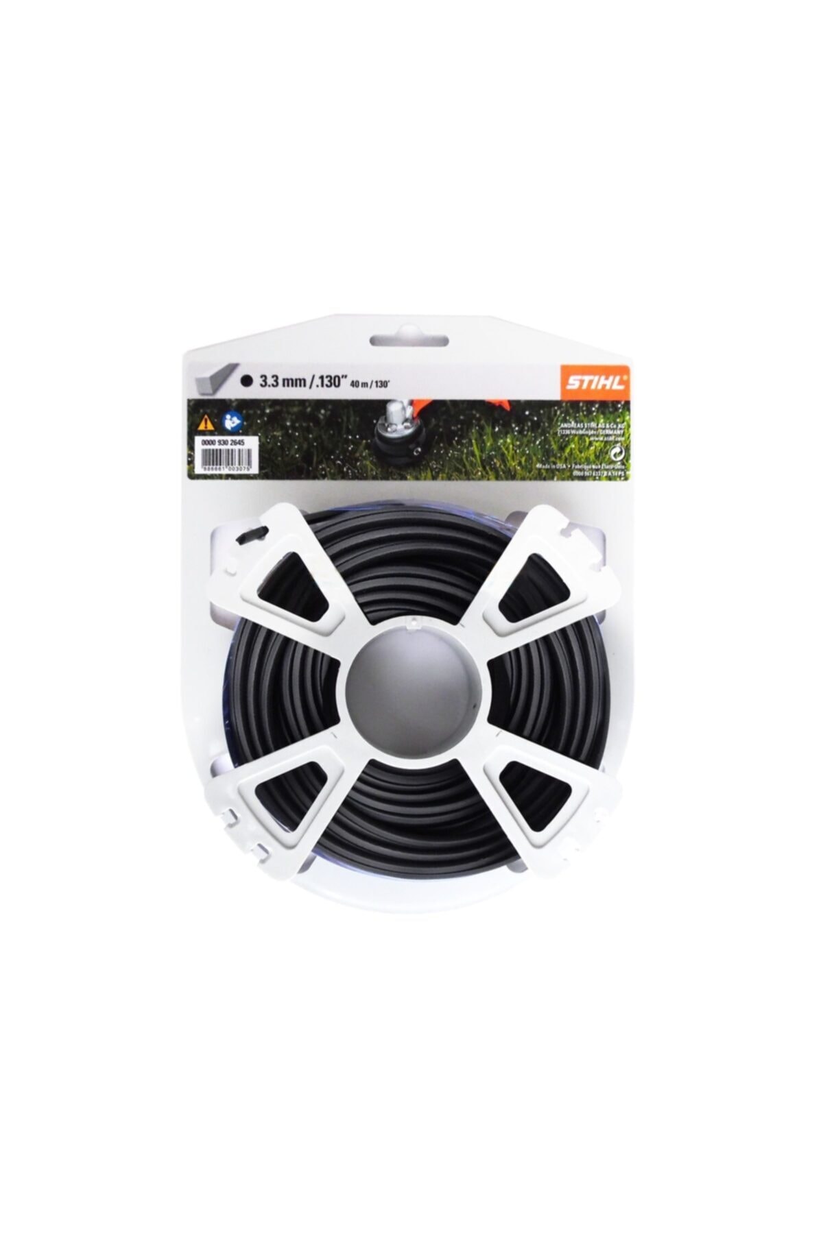 Stihl 4 Köşe 3.30mm Motorlu Tırpan Misinası Ot Ekin Biçme
