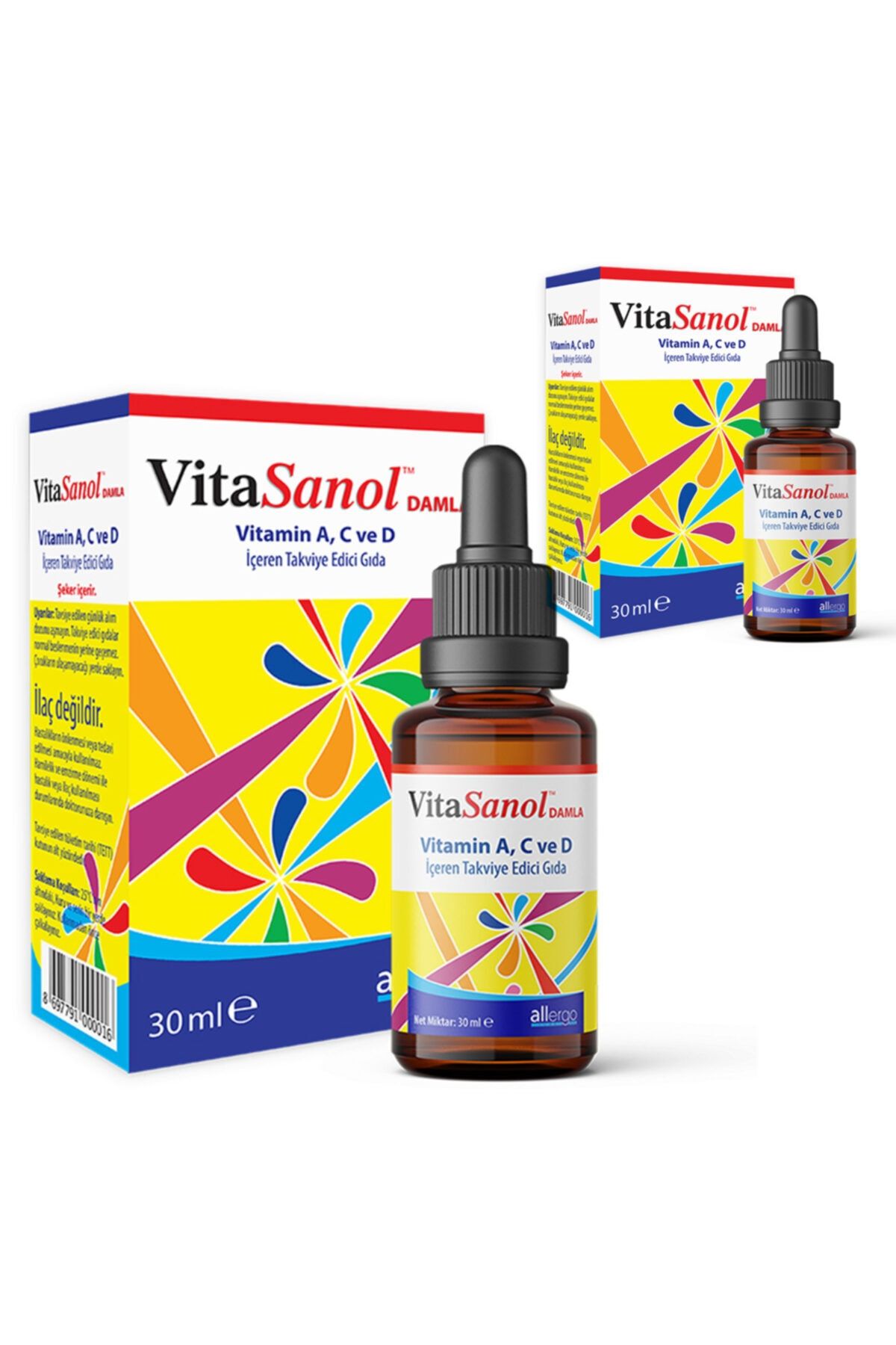Vitasanol Allergo Damla 30 Ml X 2 Adet