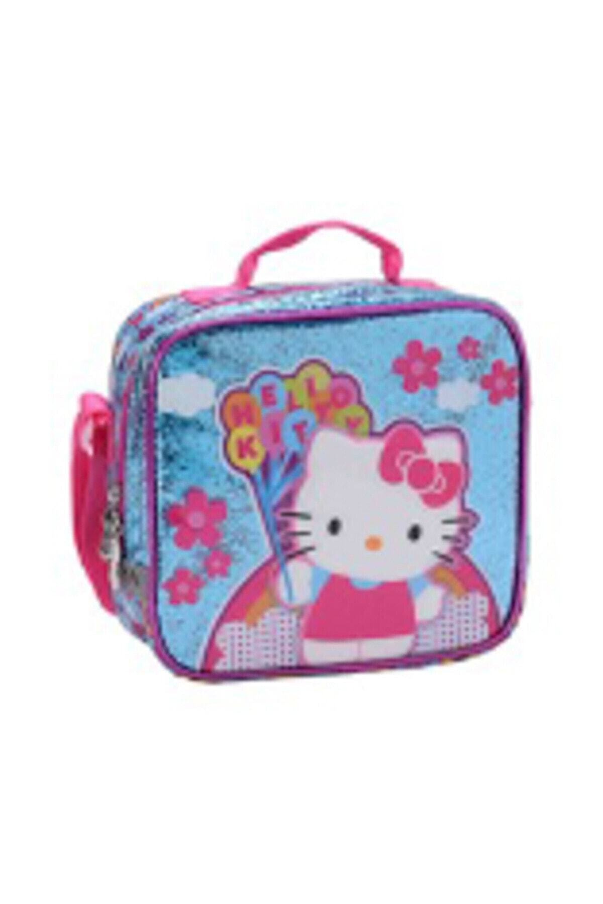 Hello Kitty Unisex Mavi Beslenme Çantası