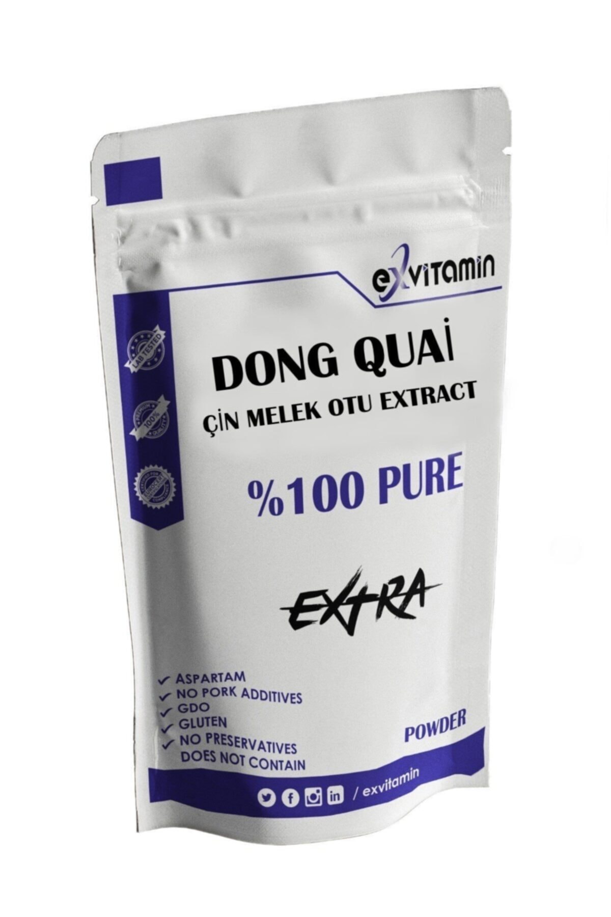 exvitamin Dong Quai Çin Melek Otu 50 Gr Saf