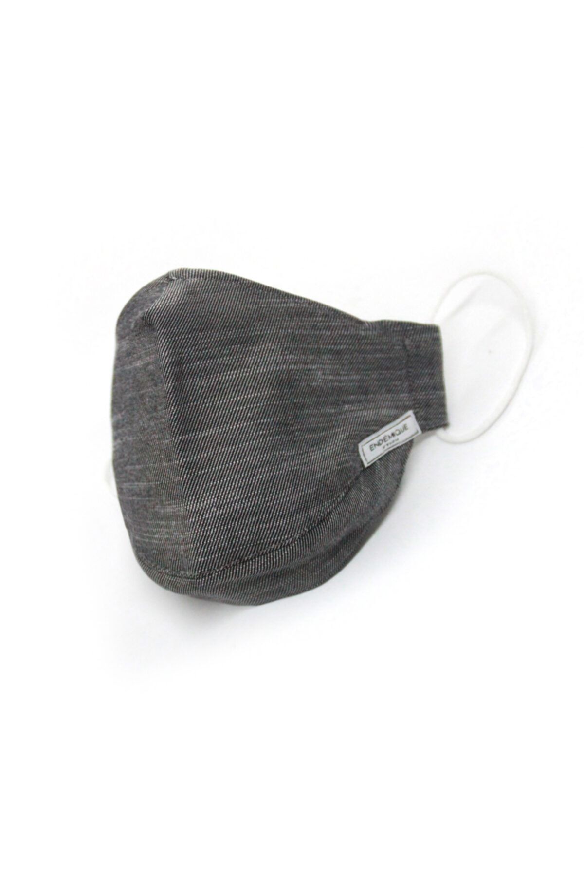 Endemique Studio Endémique Studio The Mask Grey Denim Yıkanabilir Yüz Maskesi