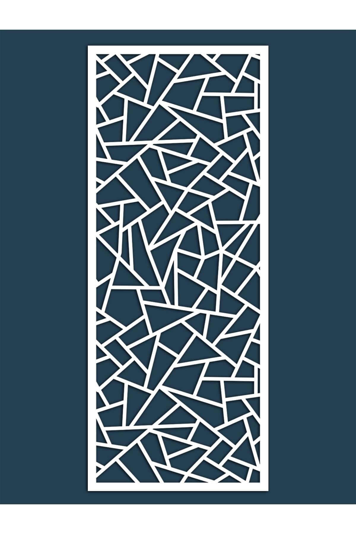Liar Dekor Liar Ahşap Seperatör (Paravan) - KSP-205 - (10 mm) - (100 cm x 210 cm) - (Beyaz)
