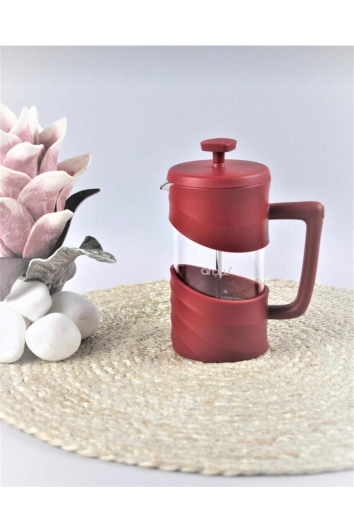Princess Kitchen Hediyelik Coffee Bean French Press Bitki Çayı Demliği Filtre Kahve 350 ml