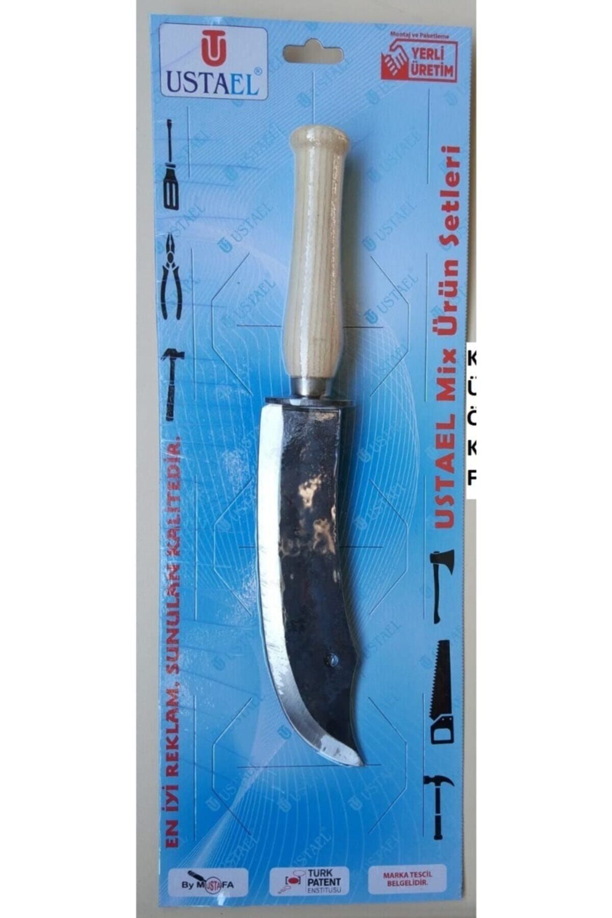Ustael Saplı Kamp Bıçağı Saplı Çelik Satır 34cm
