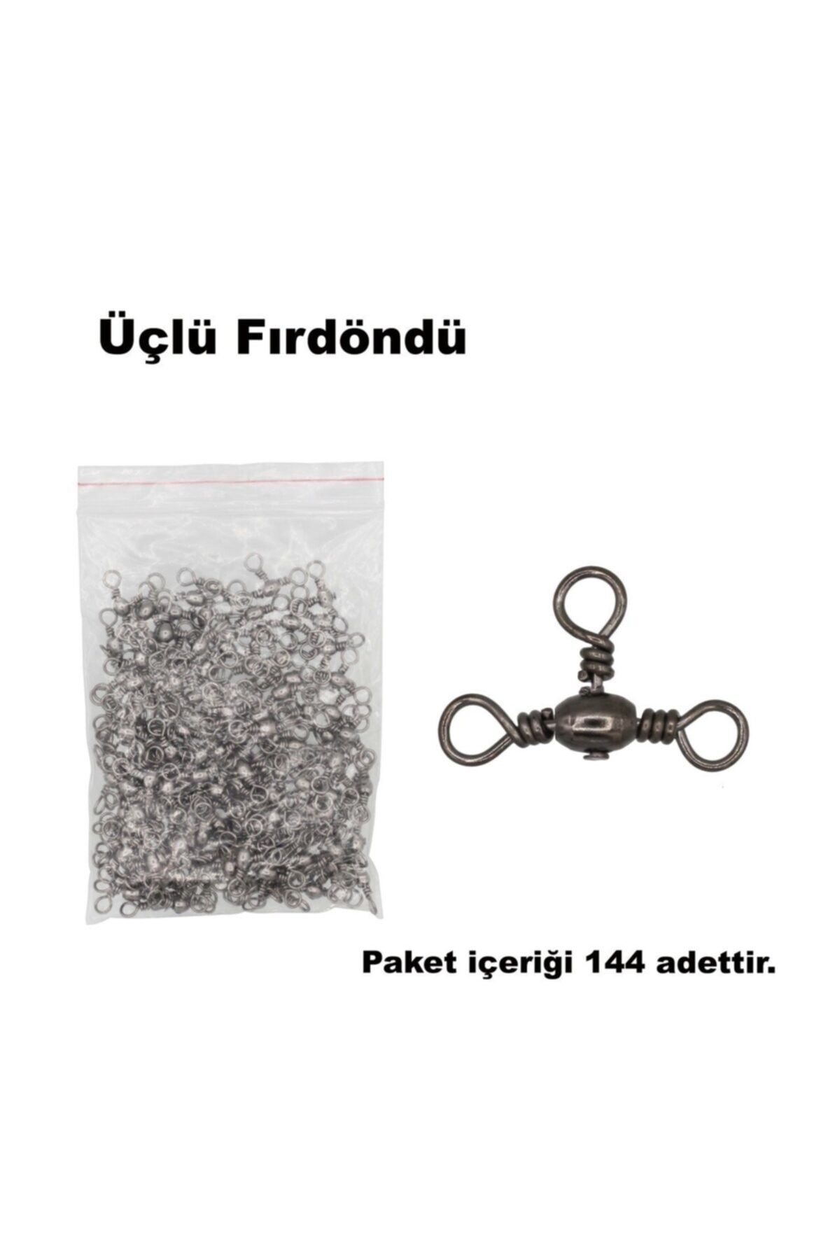 EUROFISH Üçlü Fırdöndü Nikel - 1
