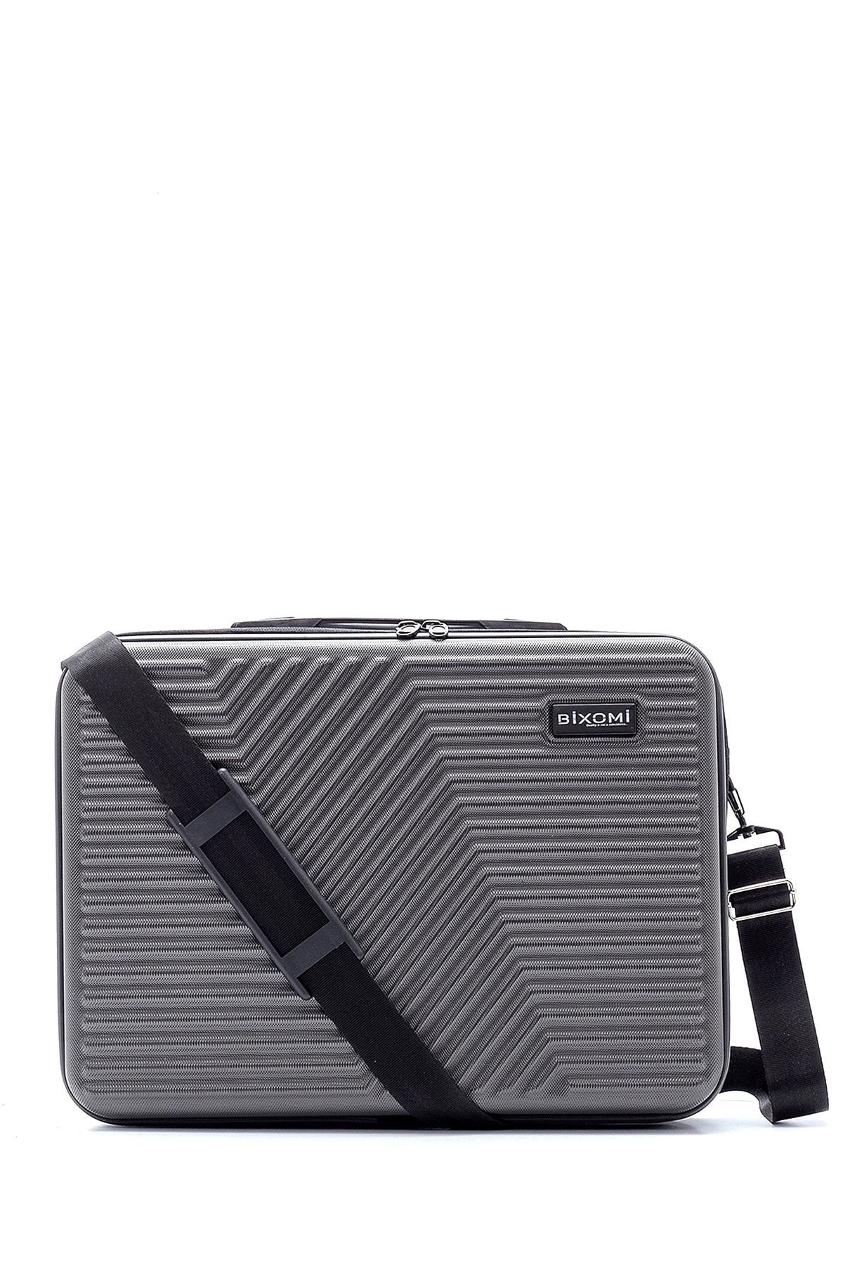 BİXOMİ Unisex 15,6 Inc Kırılmaz Suya Dayanıklı Laptop-evrak Çantası Antrasit