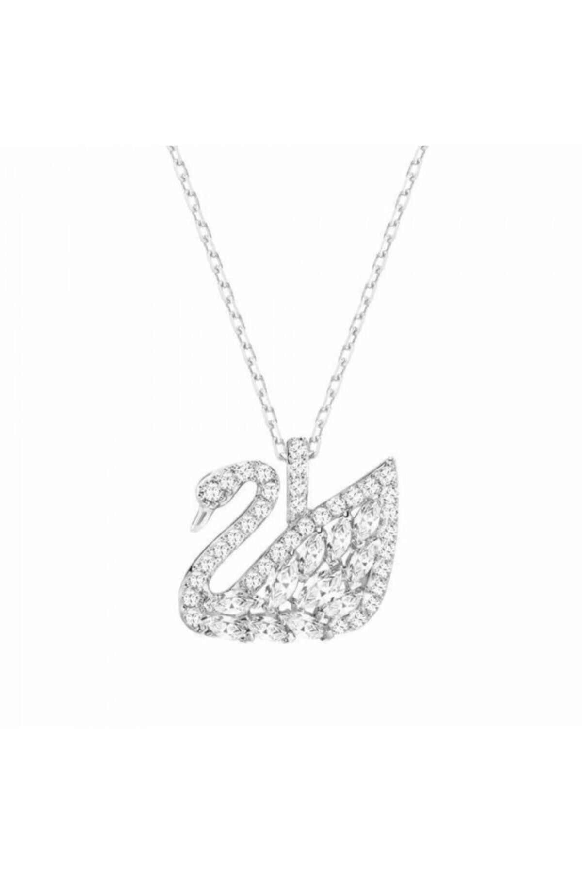 Swarovski 5561477 Kolye Swan Lake:pendant Sml Czwh/rhs