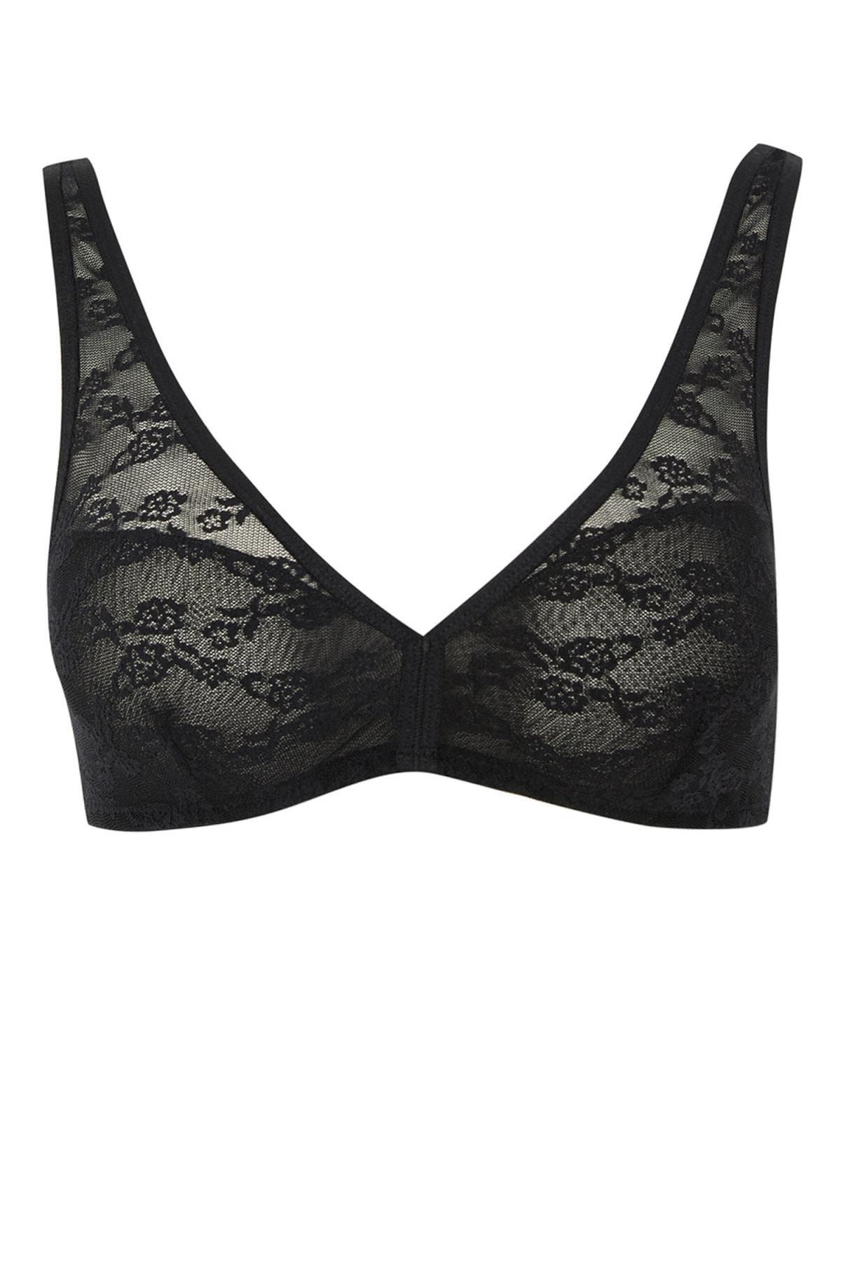 Defacto Fall In Love Coverless Padless Lace Bra - Trendyol