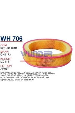 Wh706 Uyumlu Hava Filtresi - Mercedes 124 Kasa E300 - 260 E- 126 Kasa 300 Sel Image 0
