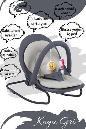 Tigerbaby Lüks Sallanır Ana Kucağı Koyu Gri Image 0