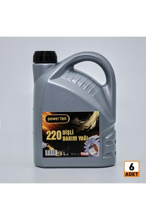 220 Numara Asansör Dişli Bakım Yağı 3 Litre 6 Adet 1 Koli 2022 Image 0
