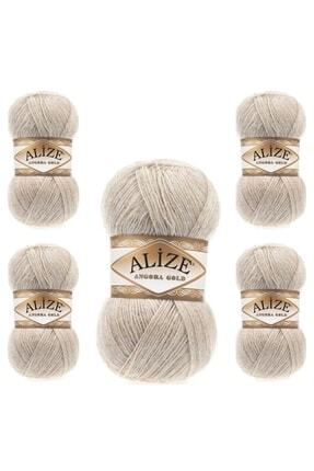 Ayzen Home Angora Gold El Örgü Ipi 5 Li Paket Image 0