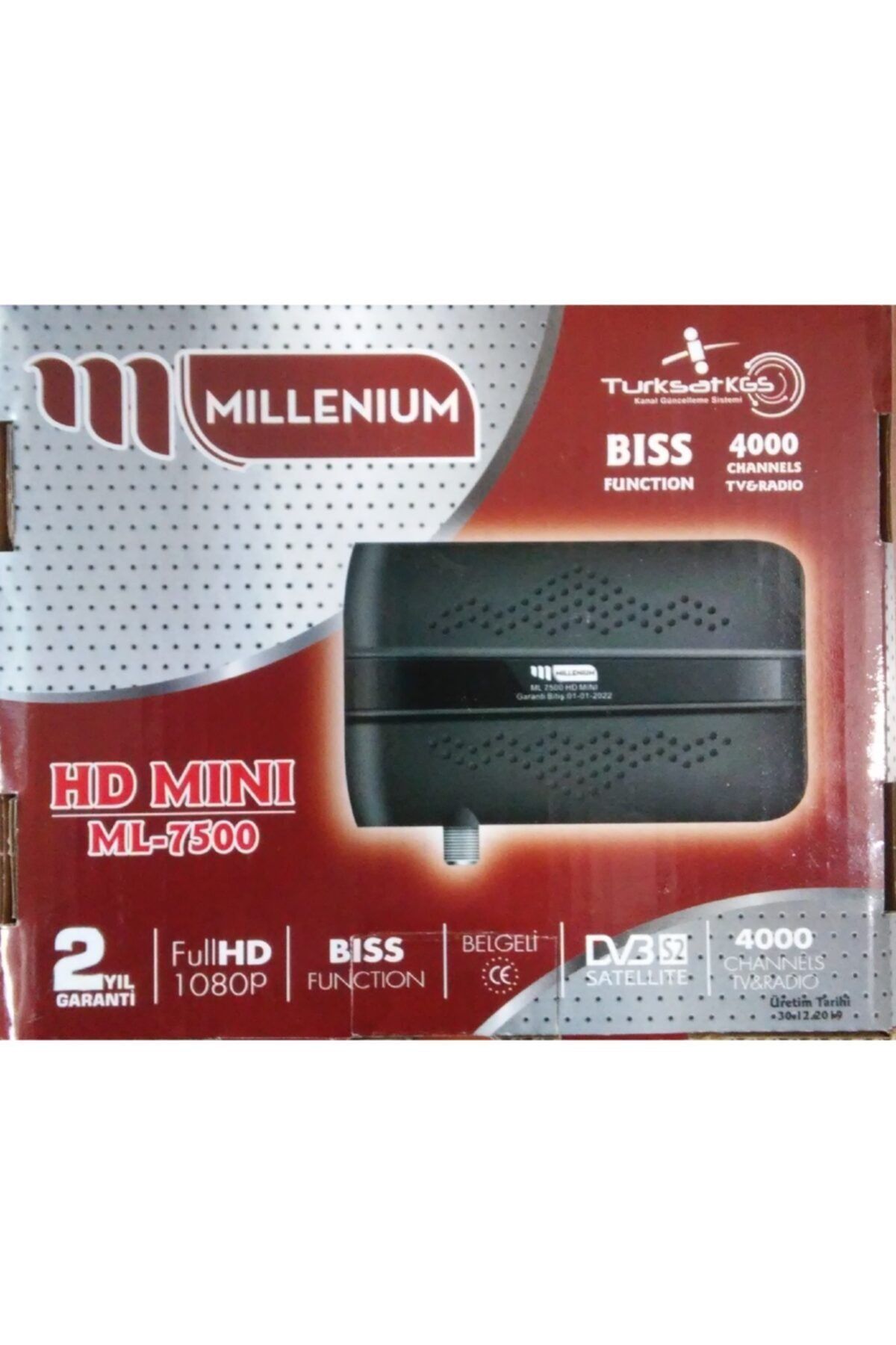 Millenium Ml-7500 Mini Hd Uydu Alıcısı