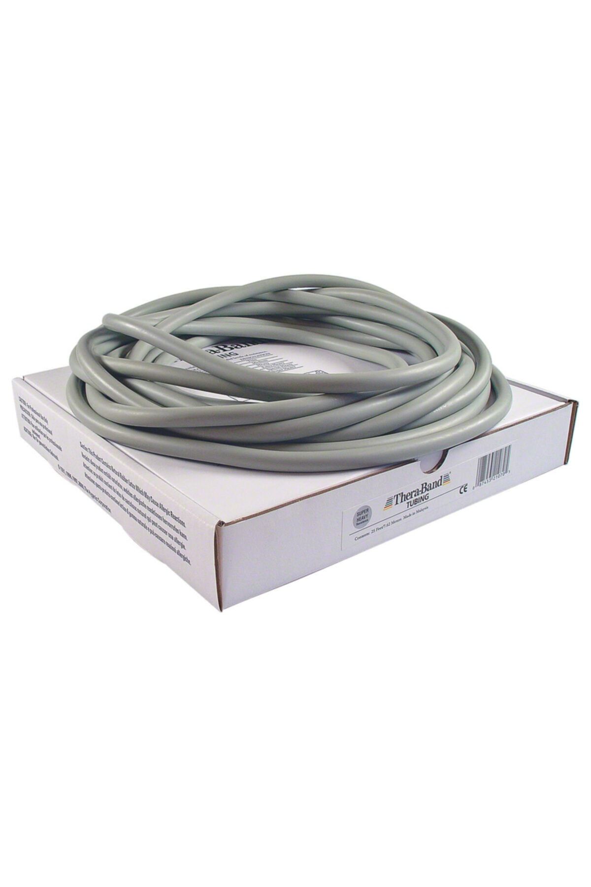 THERABAND Thera-band Tubing 7,5 Metre Gri Egzersiz Pilates Direnç Tüpü