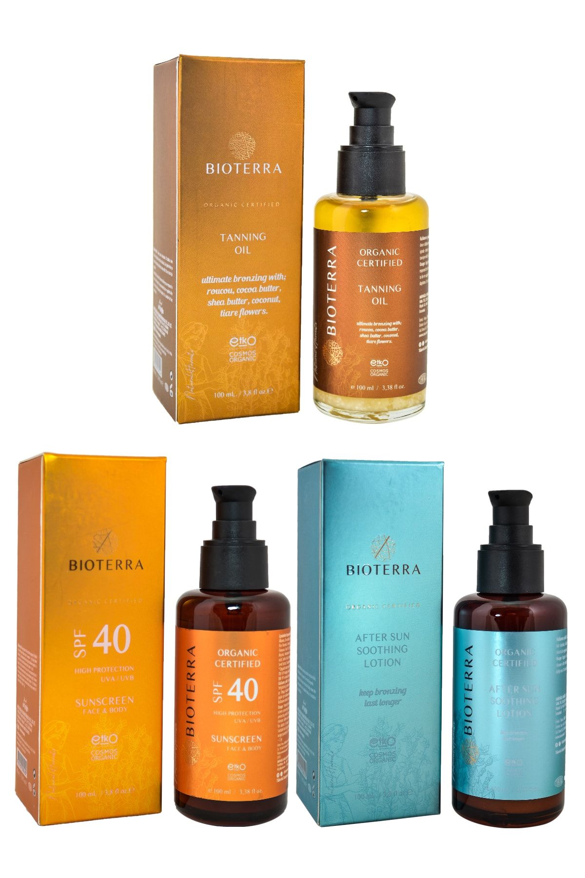 Bioterra Organik 3'lü Güneş Seti |