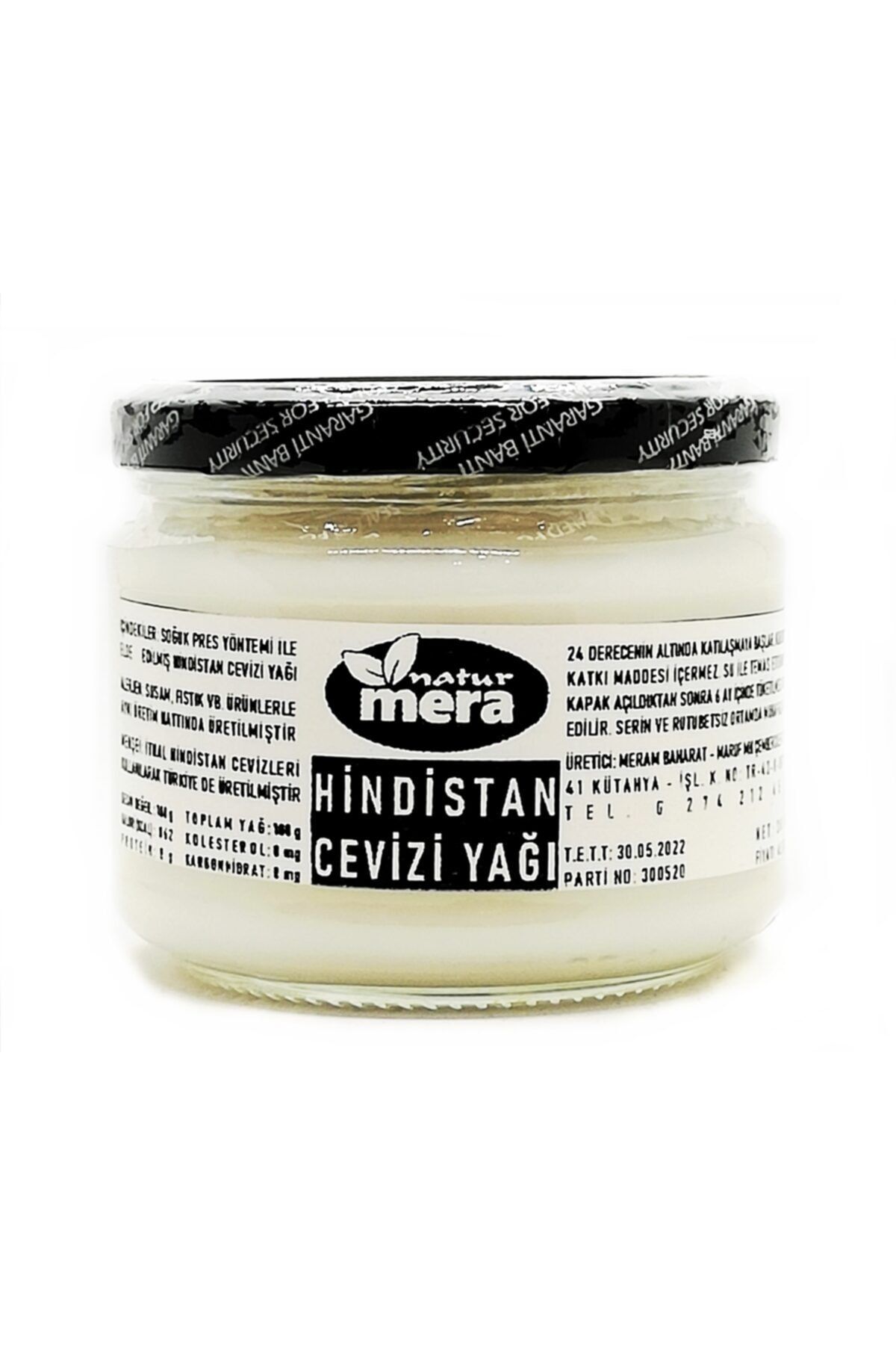 naturmera Soğuk Pres Hindistan Cevizi Yağı 250 ml