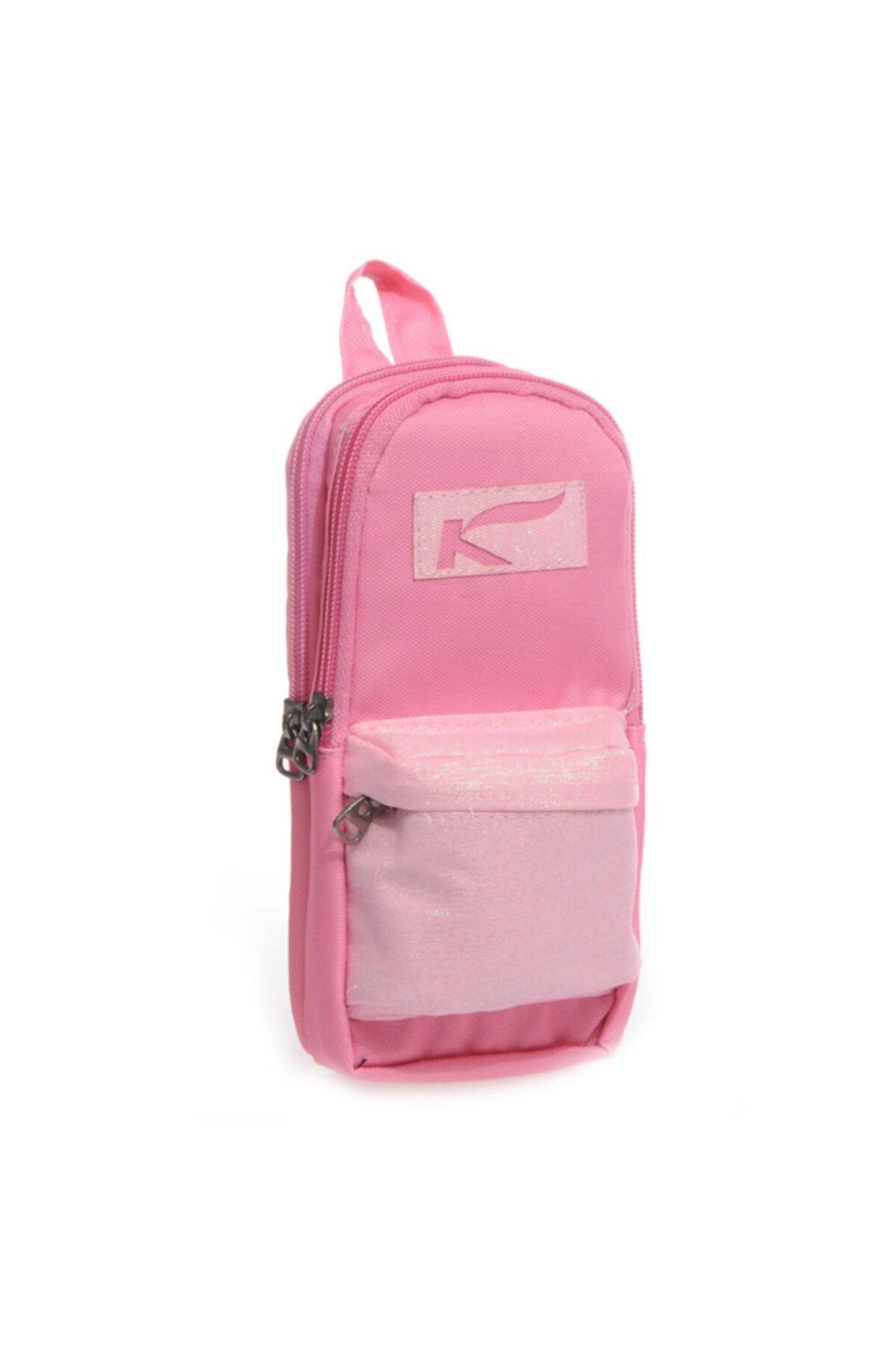 KAUKKO Bright Simli Kalem Çantası Pembe K2121