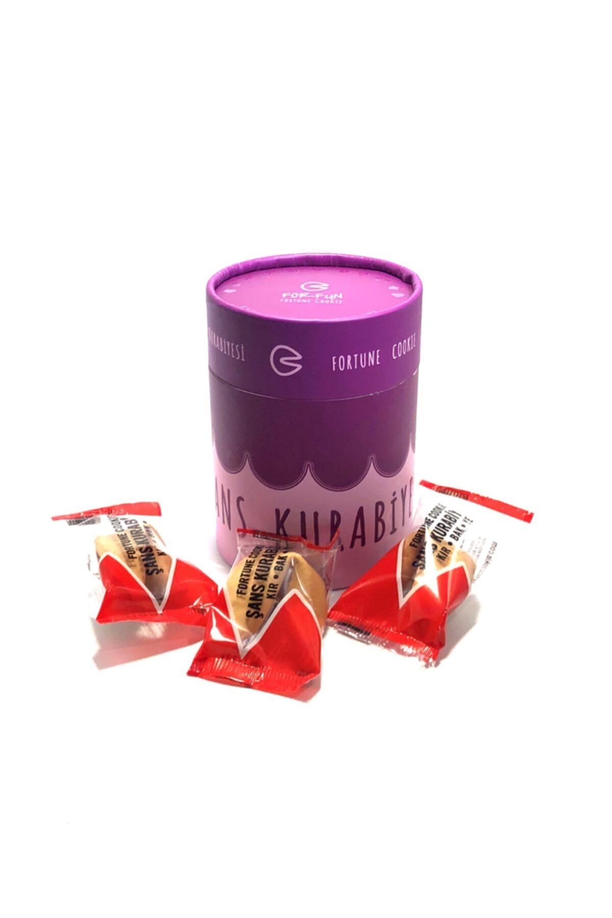 Fortune Cookie / Şans Kurabiyesi 10'lu Kutu (iş Dilekleri / Falları)