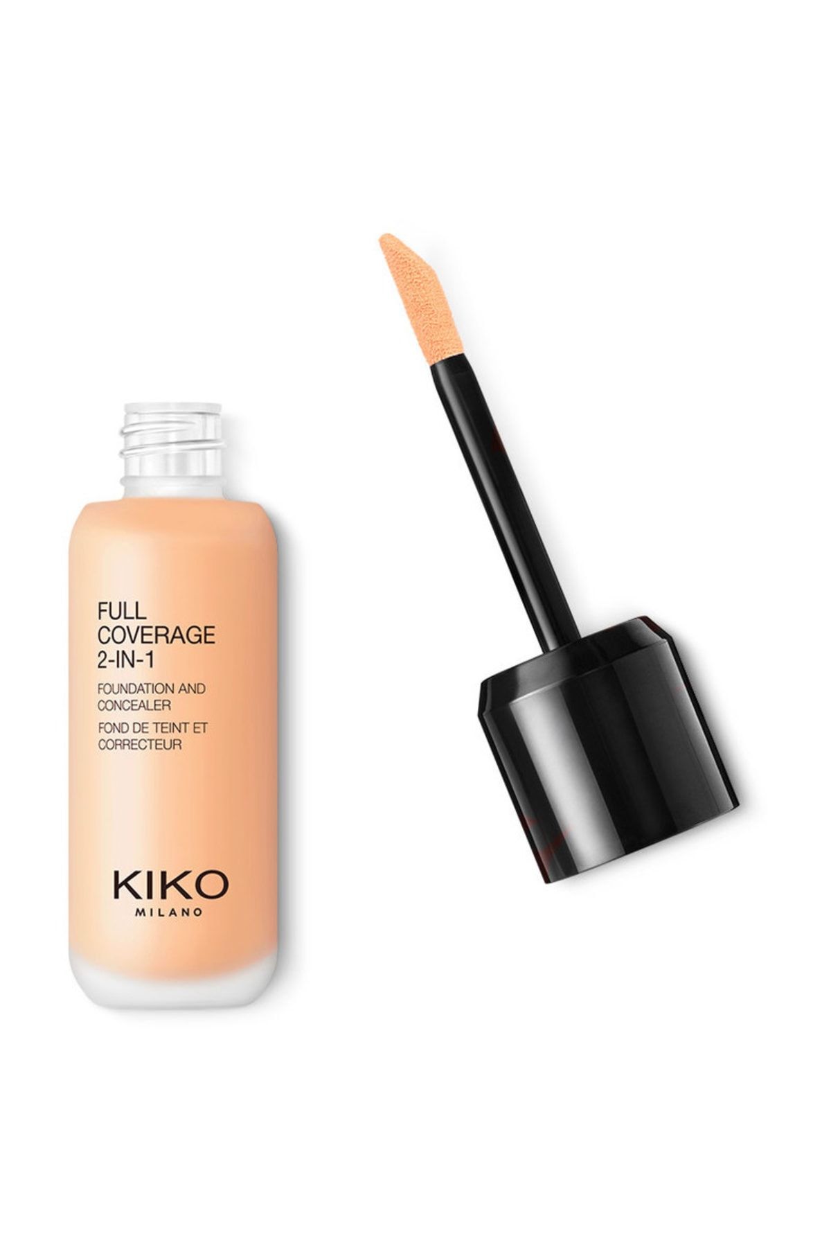KIKO Fondöten & Kapatıcı - Full Coverage 2-İn-1 Foundation & Concealer 15 - Wb 25 Warm Beige