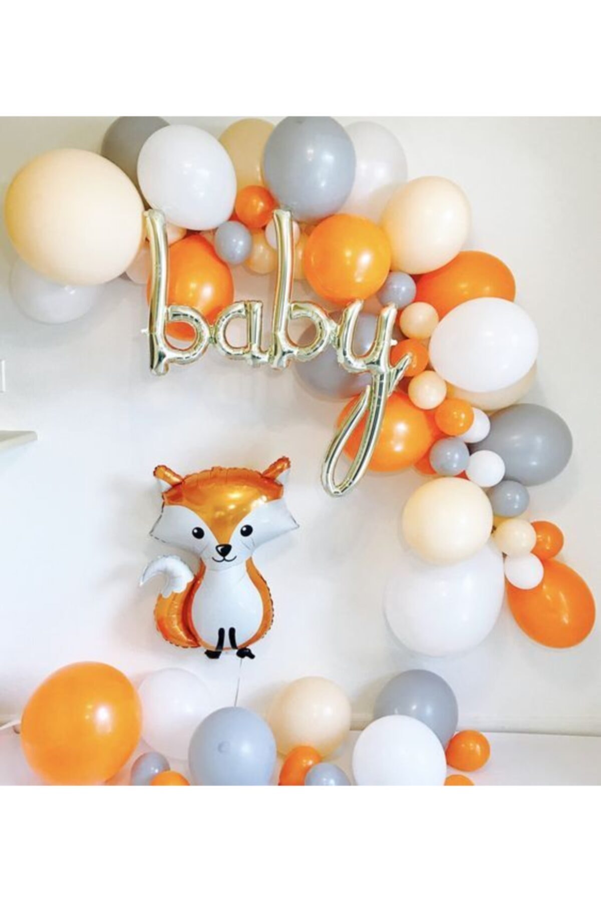 kidspartim Baby Ve Tilki Balon Zincir Seti