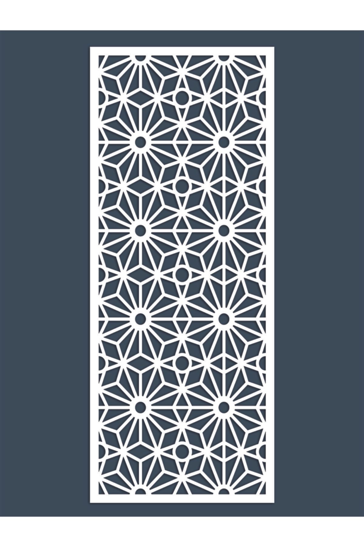 Liar Dekor Liar Ahşap Seperatör (PARAVAN) - Ksp-202 - (18 MM) - (85 CM X 210 CM) - (BEYAZ)
