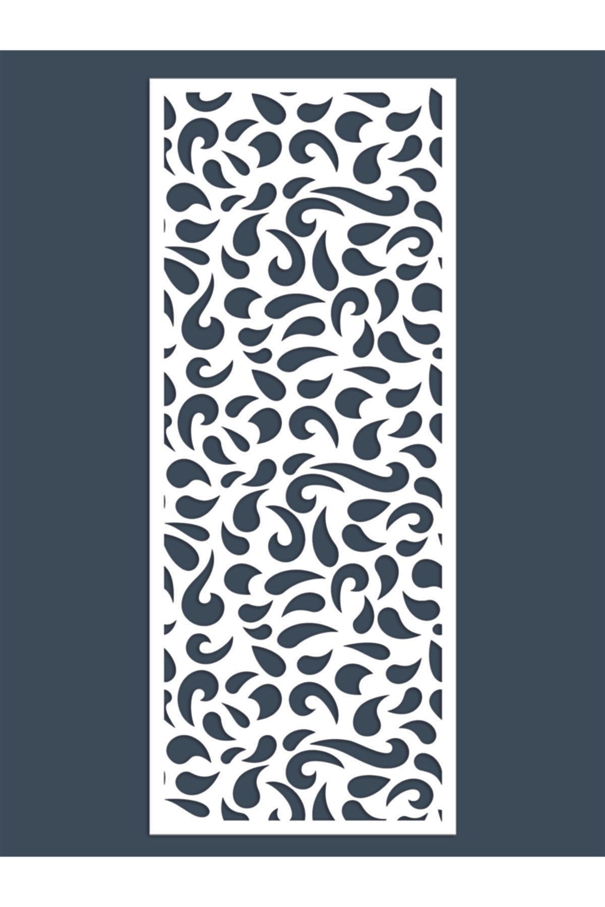 Liar Dekor Liar Ahşap Seperatör (PARAVAN) - Ksp-67 - (18 MM) - (85 CM X 210 CM) - (BEYAZ)