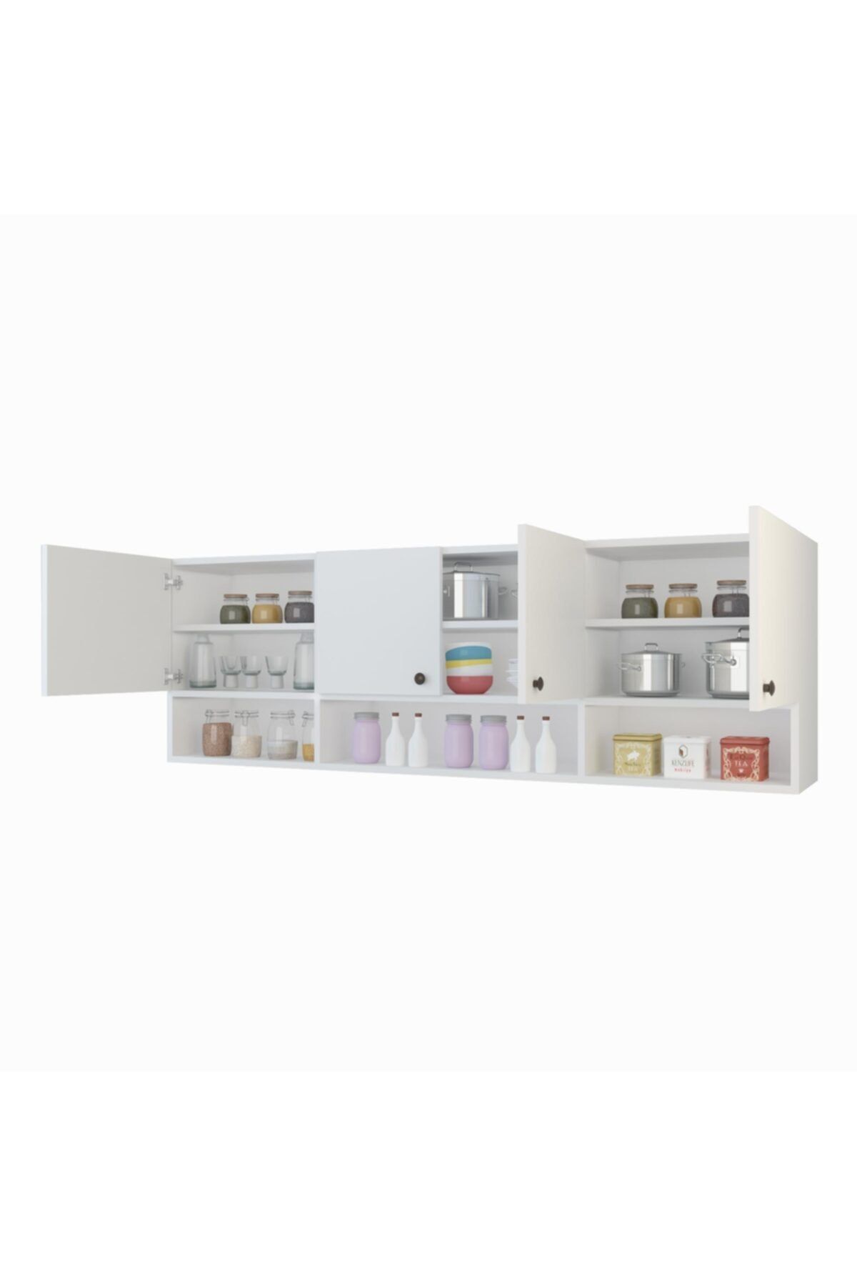 Kenzlife hazır mutfak konsta byz 060*150*32 mutfak banyo dolabı kapaklı raflı