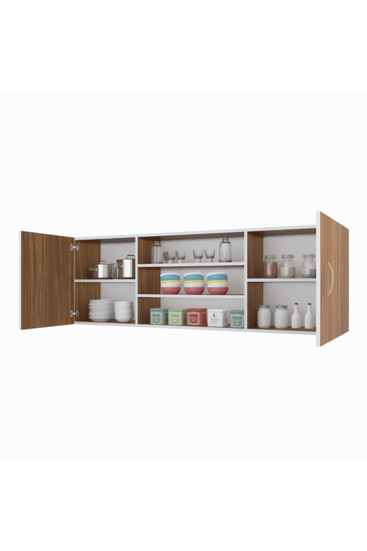 Kenzlife hazır mutfak marinus cvz 060*150*32 mutfak banyo dolabı kapaklı raflı