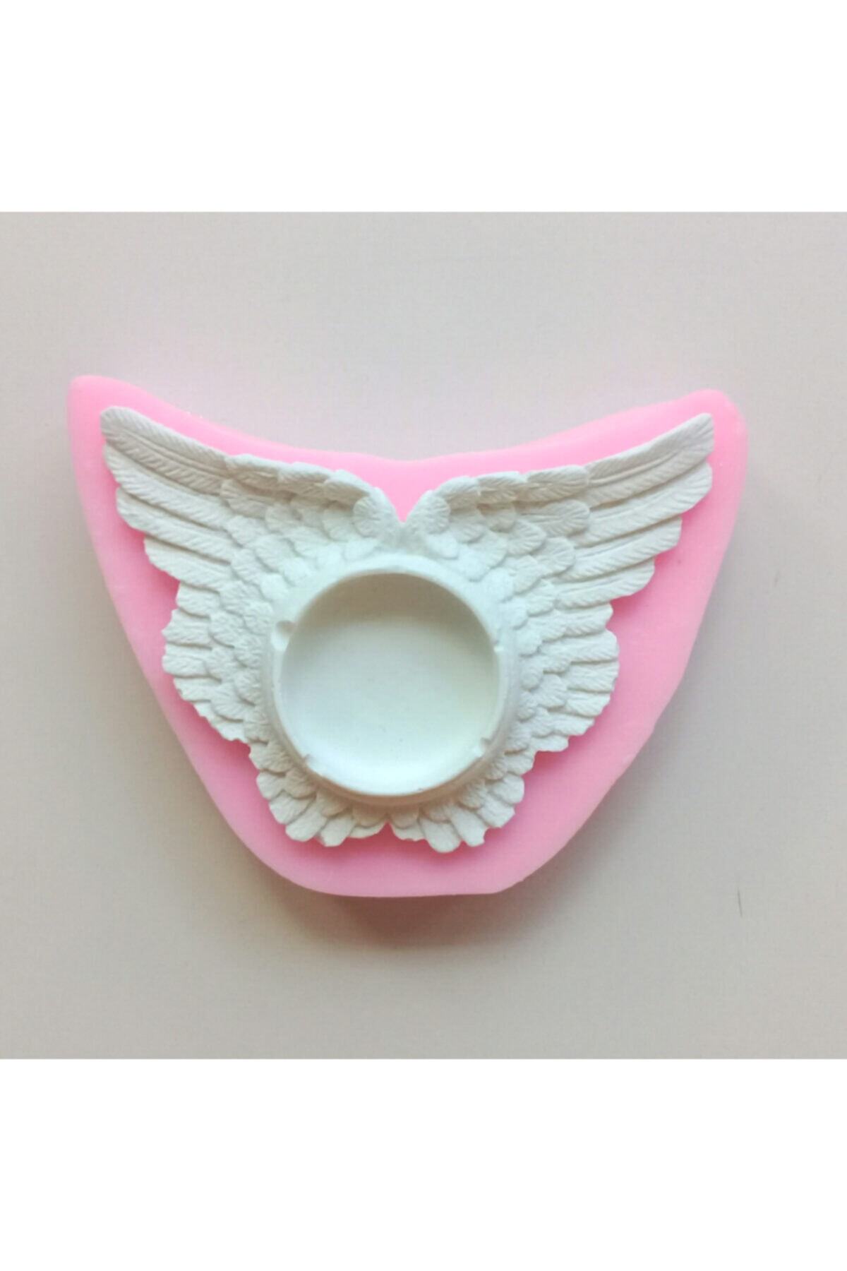 Altınyapı Hobi Market Silikon Kalıp - Kanat Tealight Mumluk Sabun Ve Kokulu Taş Silikon Kalıbı