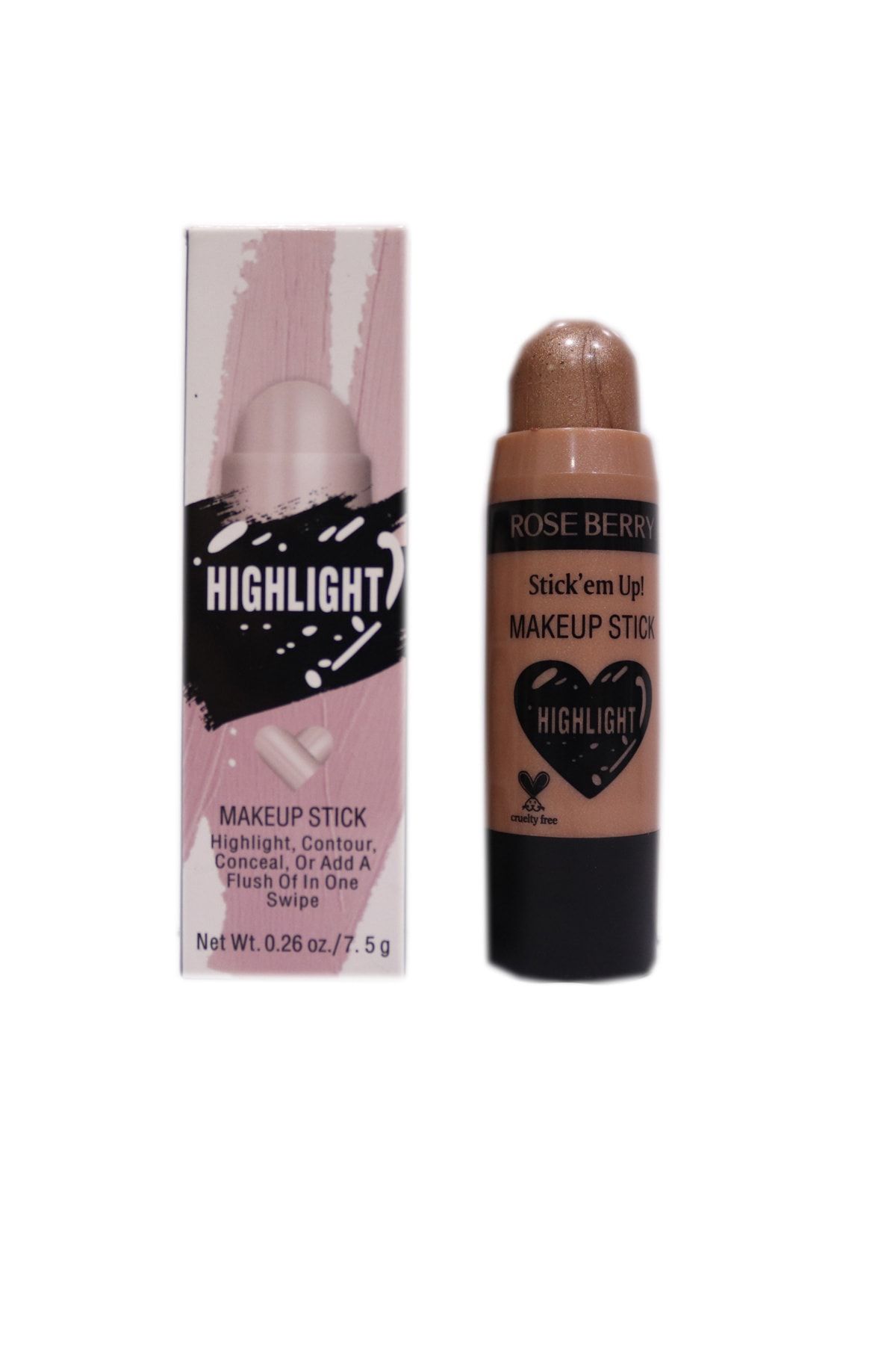 ROSE BERRY Make Up Stıck Hıghlıght Contour Conceal 003