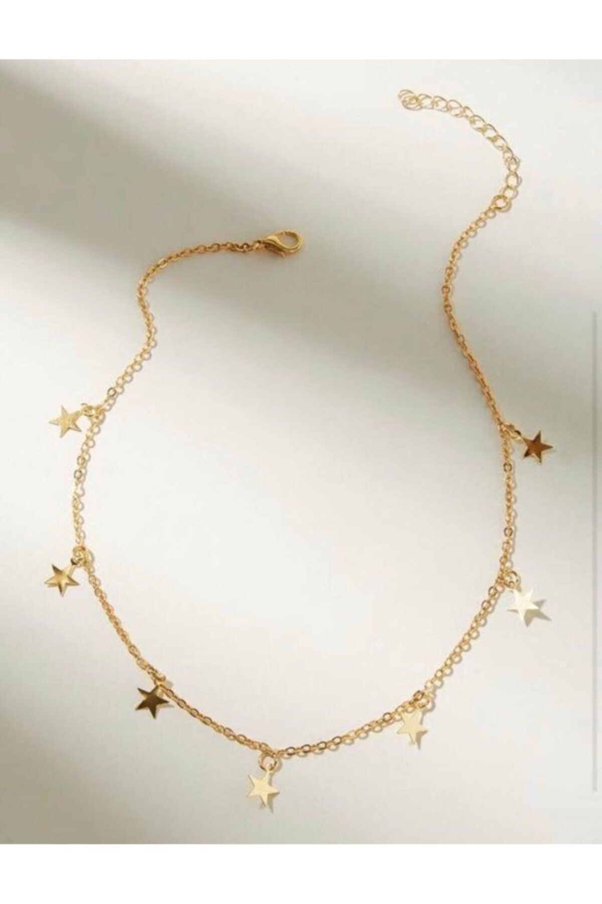Mathilda Aksesuar Yıldızlı Gold Kaplama Kadın Halhal