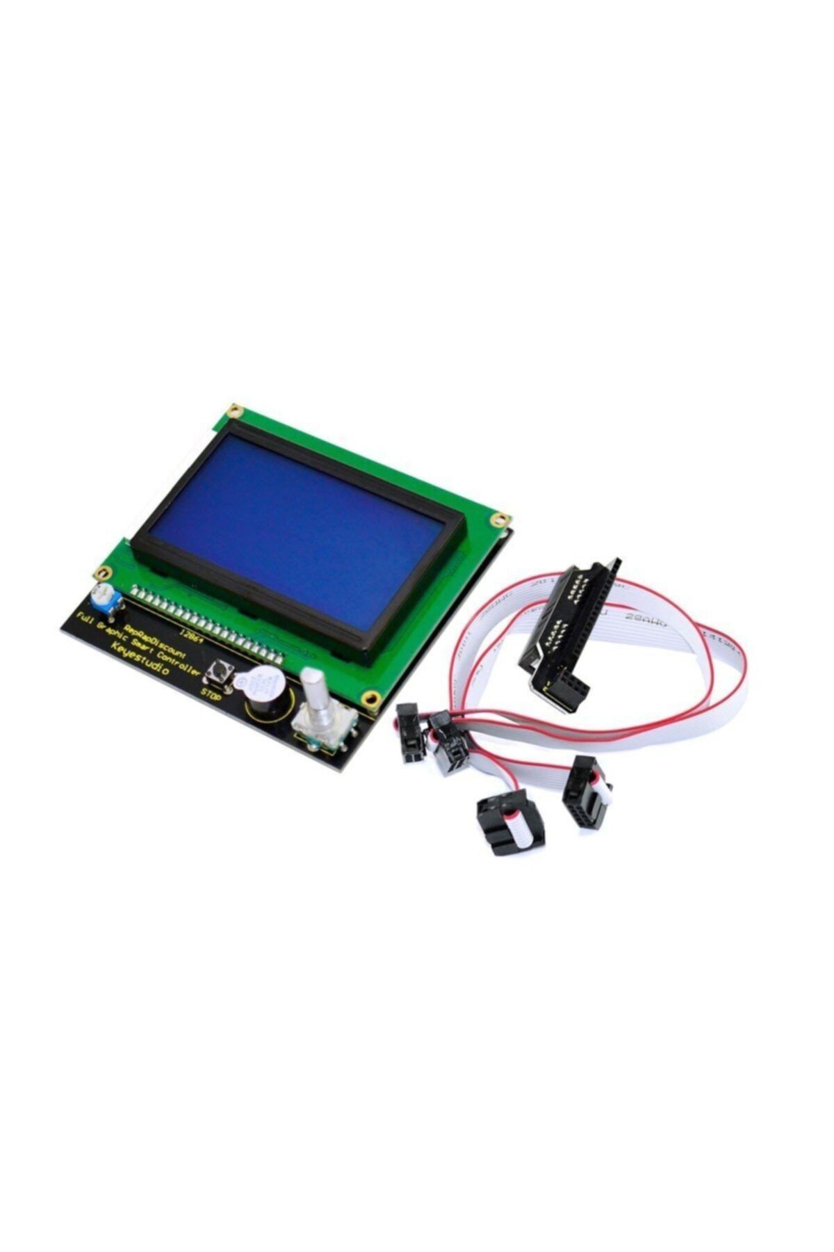 Keyestudio Ramps 1.4 / 12864 Lcd Kontrol Paneli (mavi) 3d Yazıcı Için