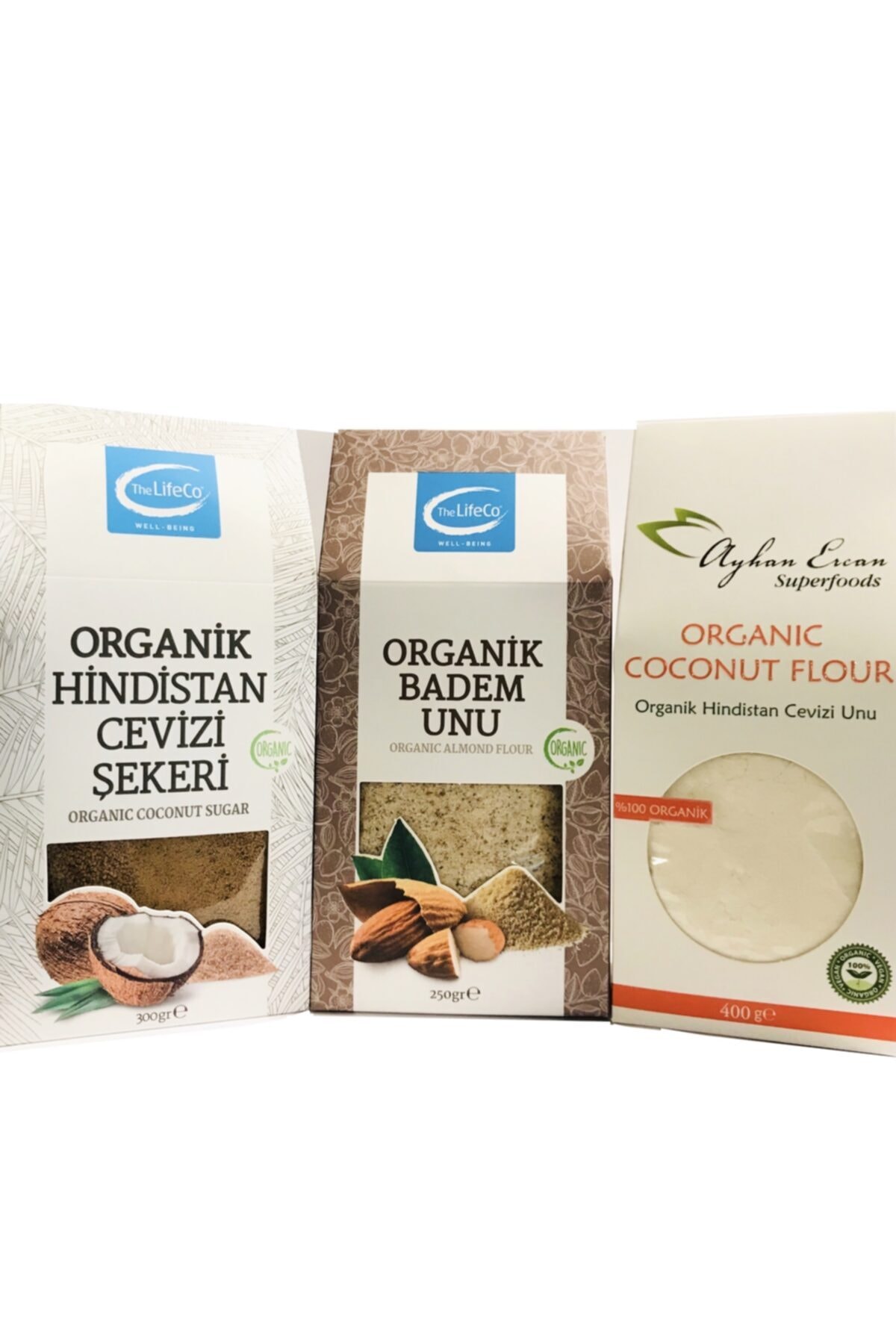 YÖREM ORGANİK Organik-glutensiz Badem Unu + Hindistan Cevizi Unu + Hindistan Cevizi Şekeri