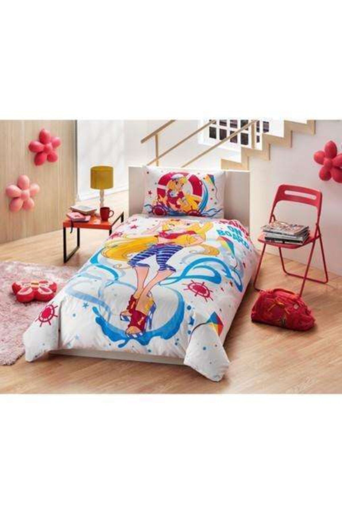 Taç Lisanslı Winx Stella Ocean Tek Kişilik Pike Takımı