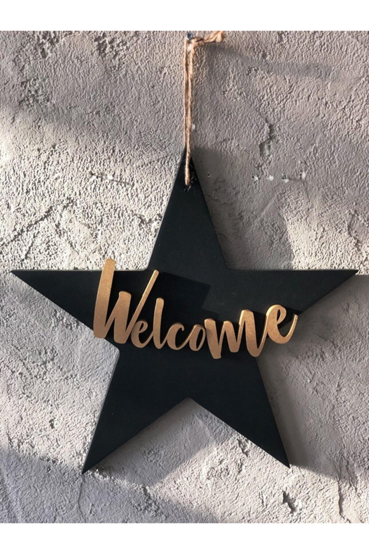 LAMONETA Yıldız Welcome Kapı Süsü / Hoşgeldiniz Dış Kapı Süsü