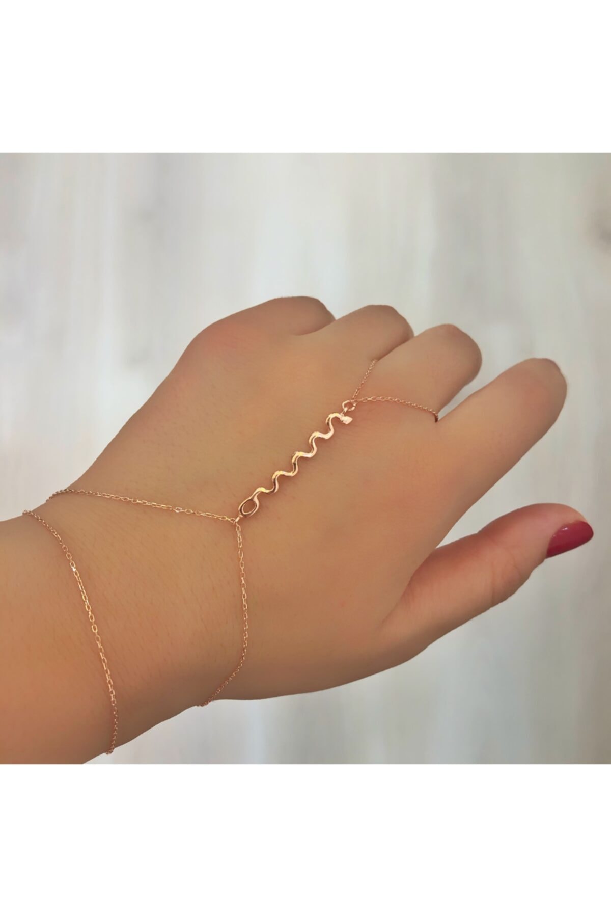 SİLVEROFMATMAZEL Gümüş Taşsız Yılan Şahmeran