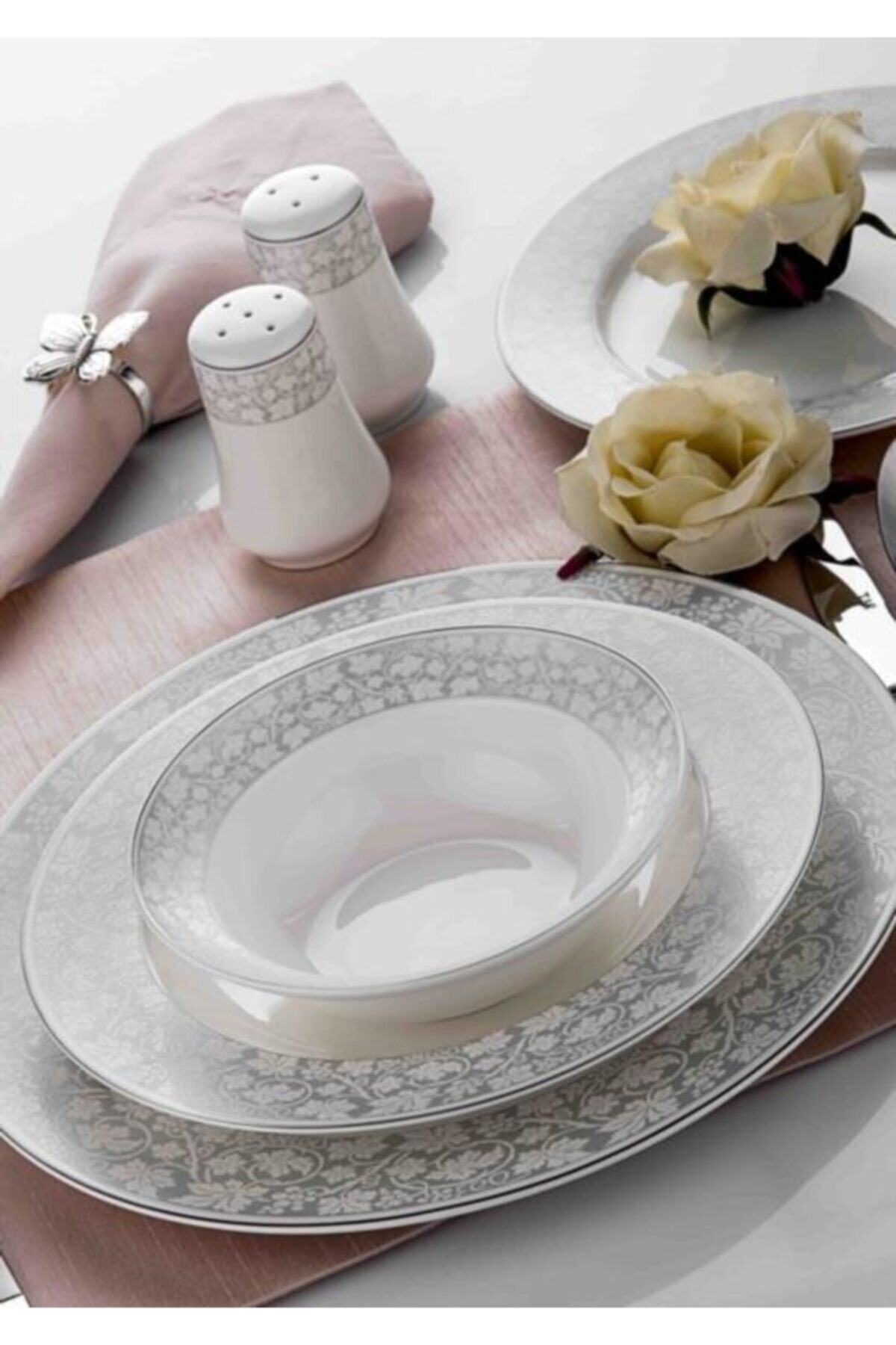 Taç 85 Parça Bright Serisi Bone Collection Yemek Takımı Tac-1079