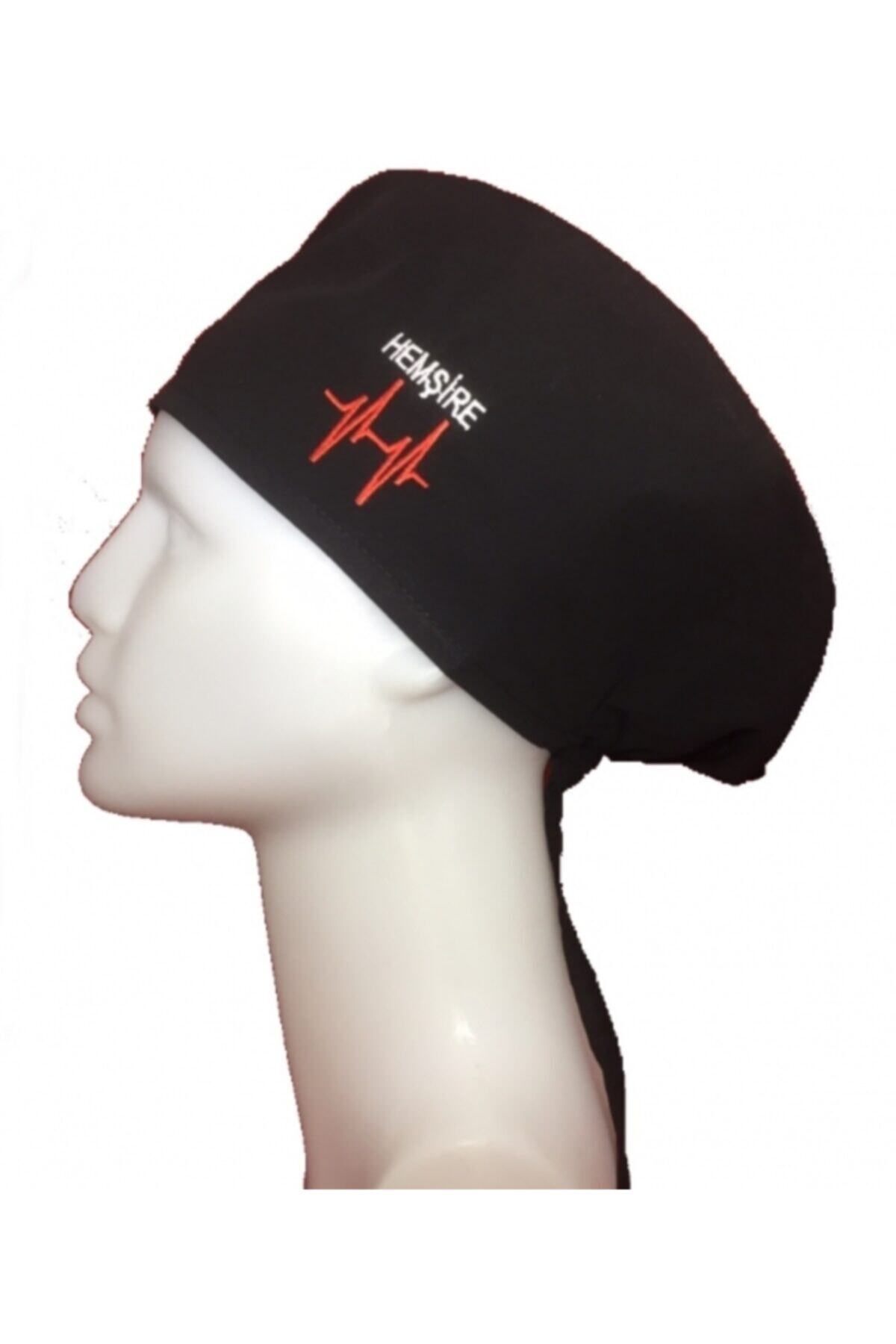 Okanmed Hemşire Yazılı Cerrahi Bone Hastane Bonesi Bandana M291