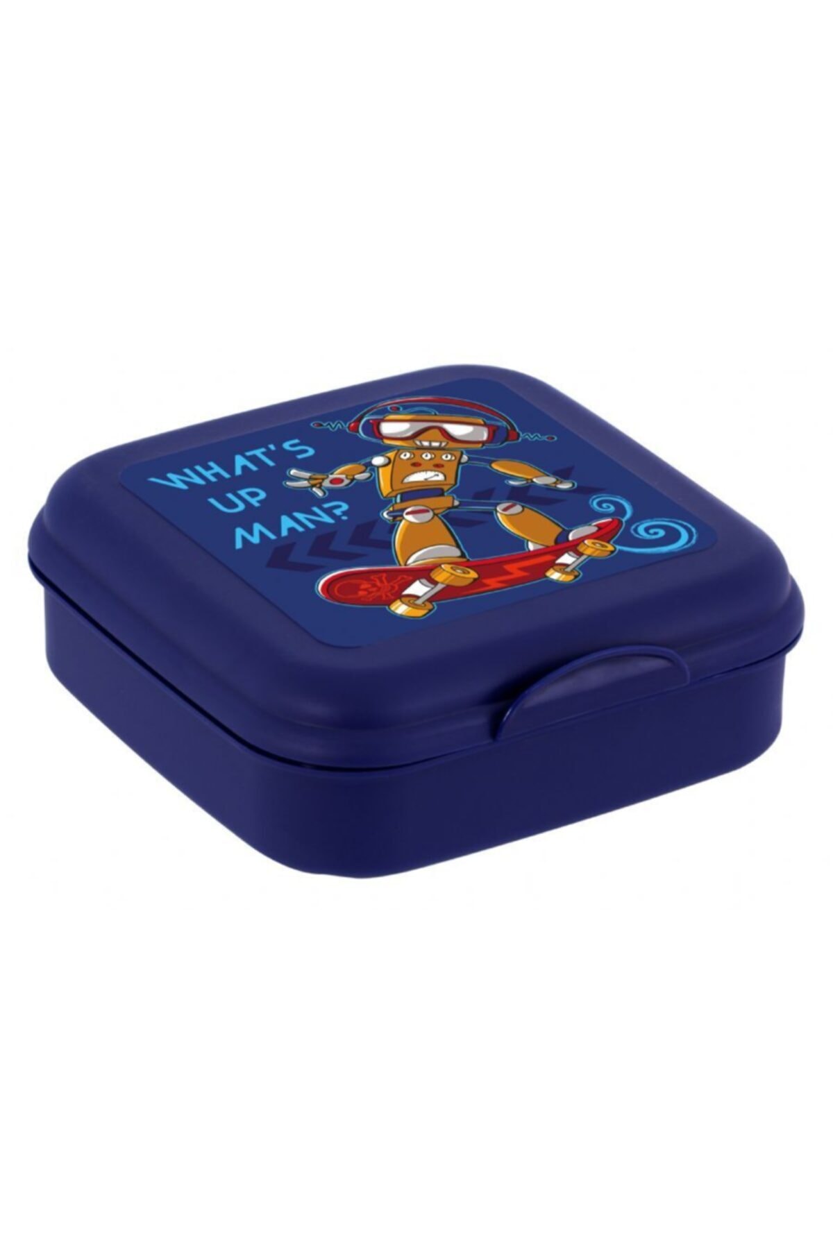 Herevin Robot Baskılı Sandviç/Beslenme Kutusu - Lacivert