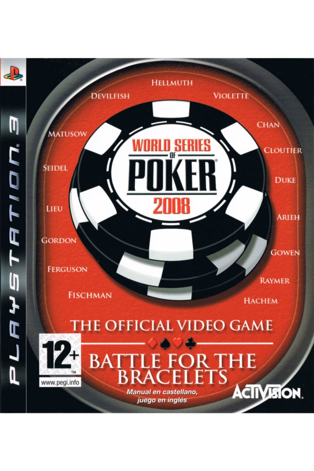 ACTIVISION Ps3 World Series Of Poker 2008