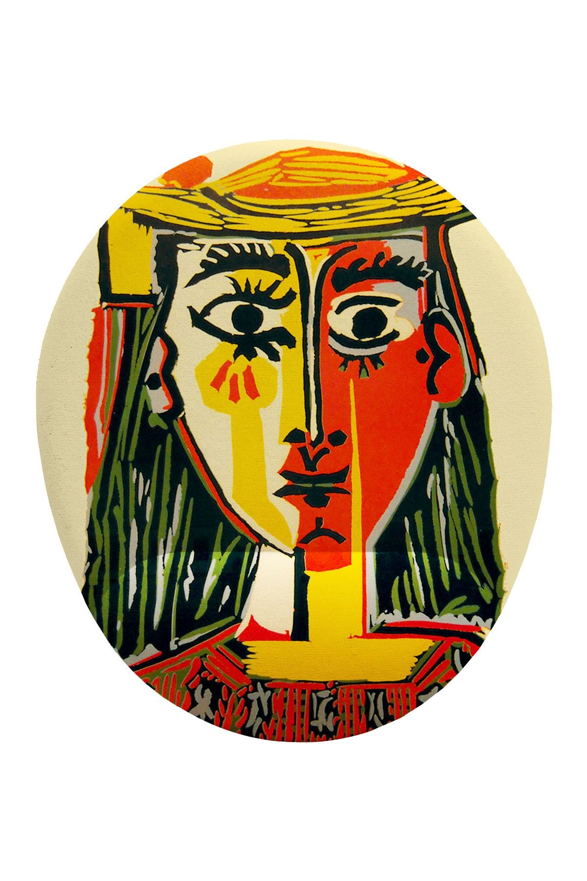 iF Dizayn Picasso Şapkalı Kız Bilek Destekli Mouse Pad