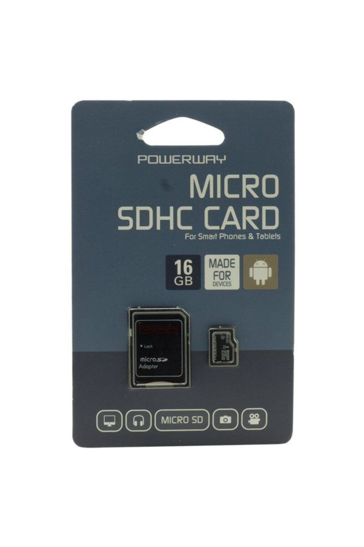 POWERWAY 16 Gb Micro Sdhc Hafıza Kartı Class 10