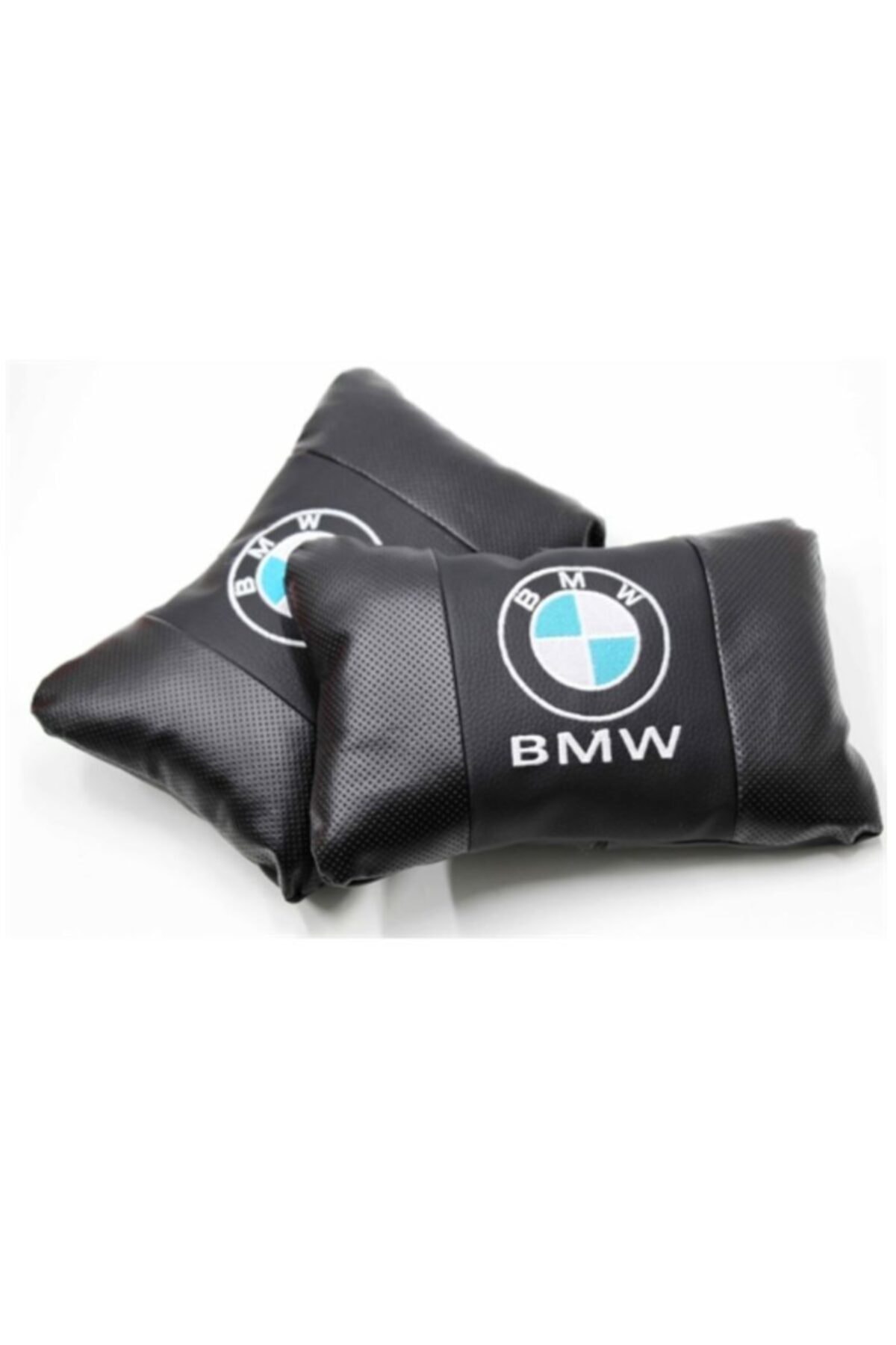 Sarmaşık Vipcar Bmw Araca Özel Nakışlı Oto Deri Boyun Yastığı