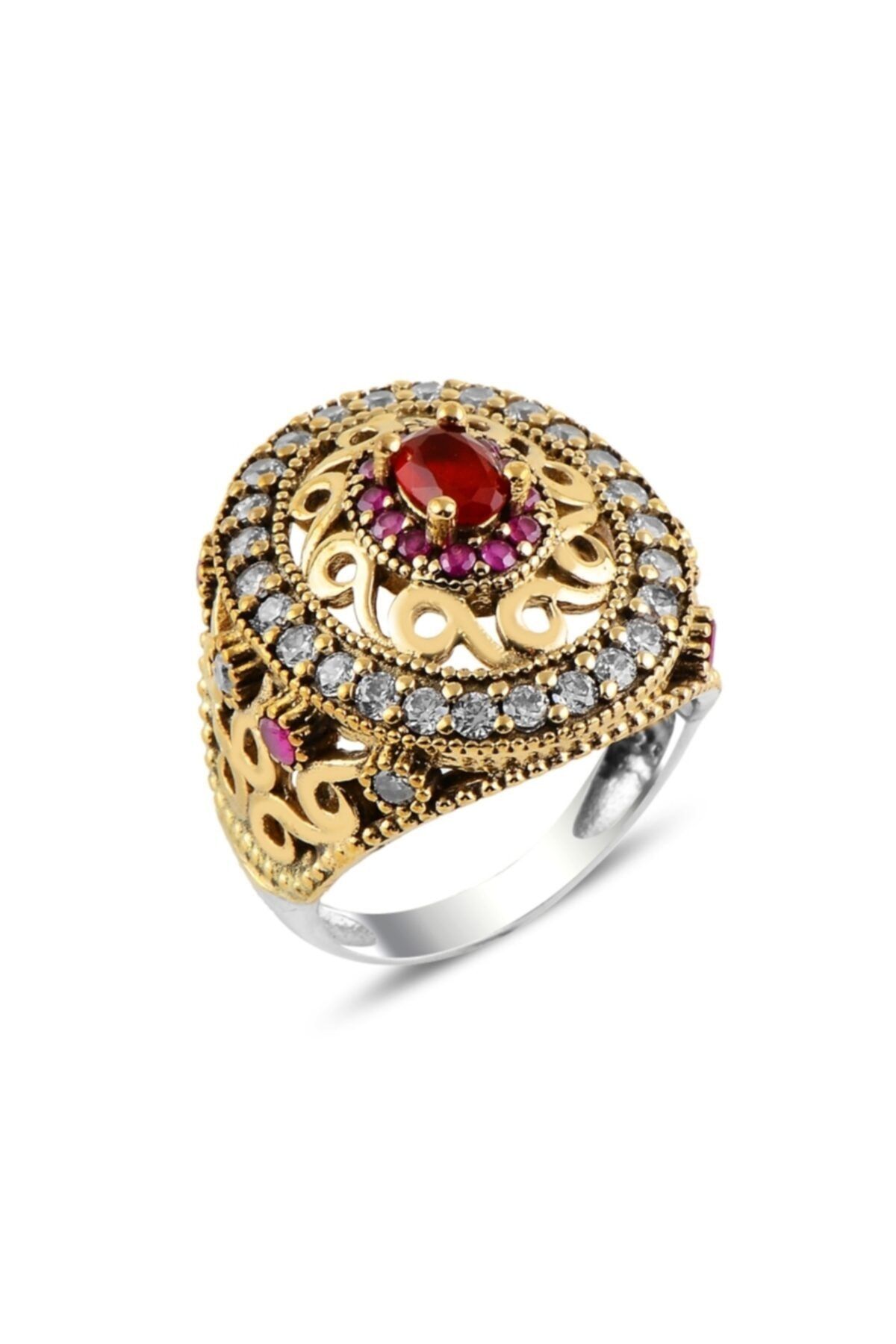 Zuk Collection Gümüş Otantik Zirkon Taşlı Yüzük