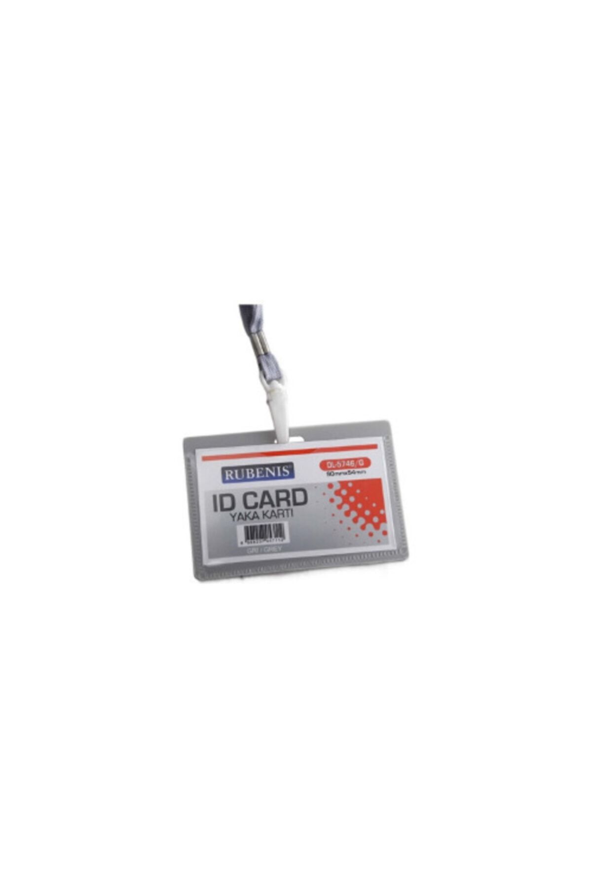 Rubenis Dl-5746/g Plastik Kart Poşeti Gri 50`li