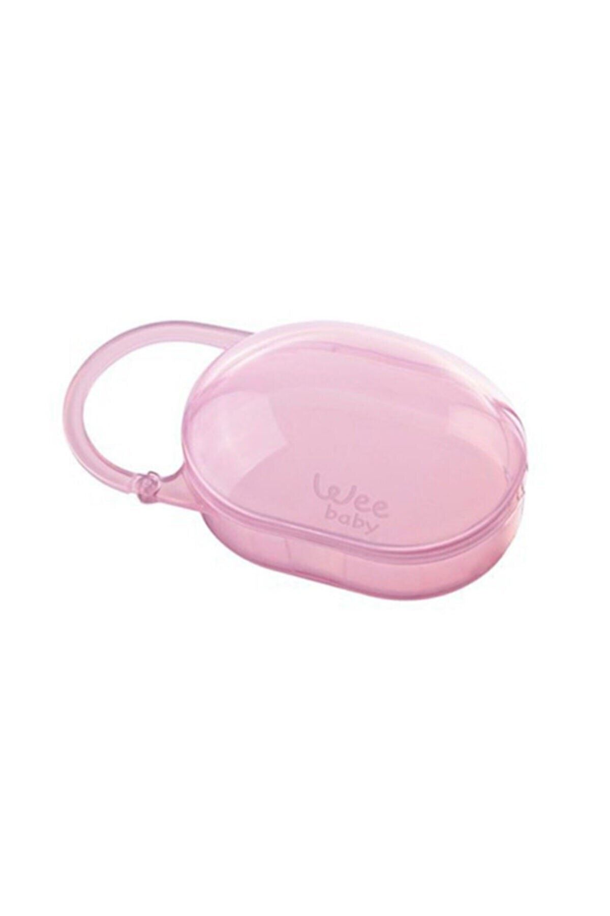Wee Baby Saplı Emzik Saklama Kabı Pembe