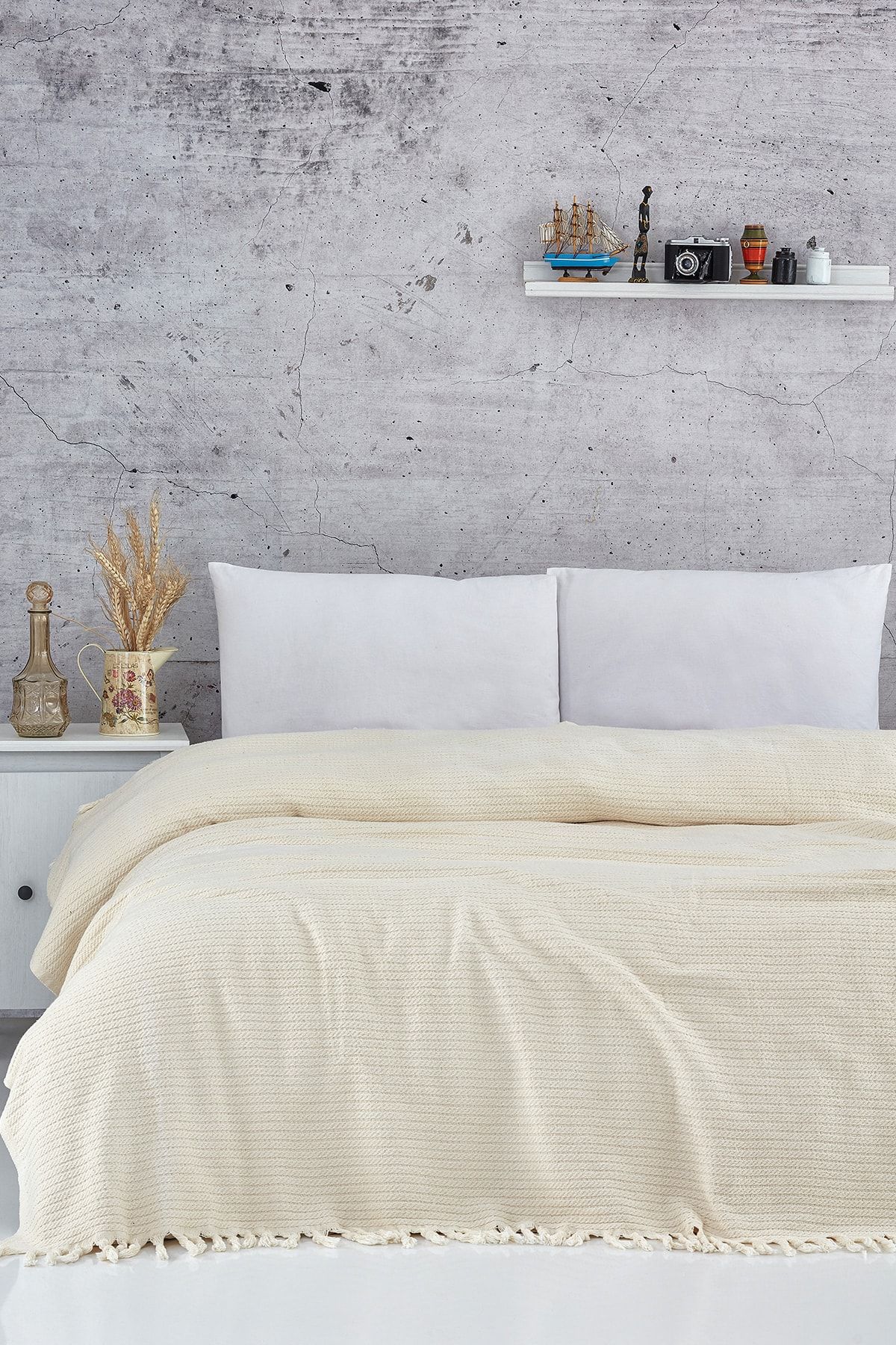 merigold buldan bezi organik yatak ortusu pike 180x200 cm fiyati yorumlari trendyol